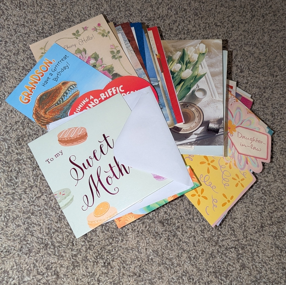 Assorted Greeting Card Lot - Colorful Mix NWOT